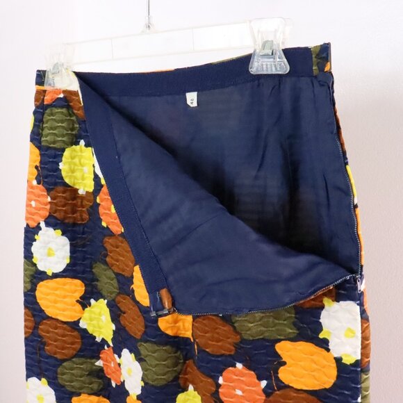 Vintage H. Neuber Women's 6/M Retro Mod MCM Floral Blazer Jacket Skirt Suit Set - Picture 11 of 16